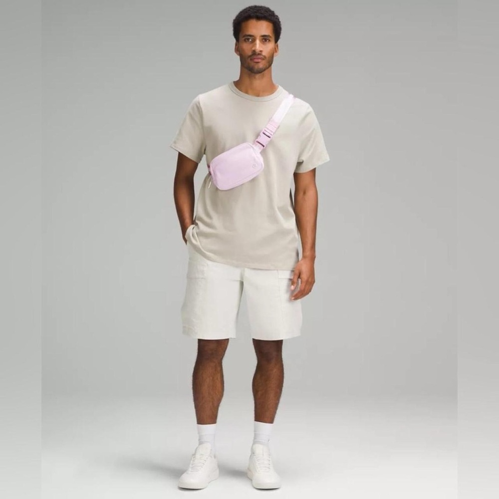 Lululemon Everywhere Belt Bag 1L Wordmark- Vitapink/White Opal/White